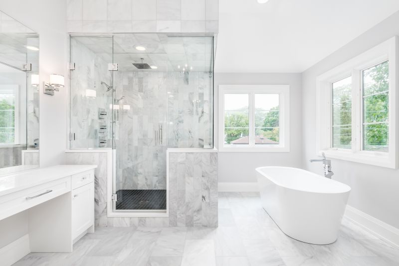 Bright White Shower Enclosure