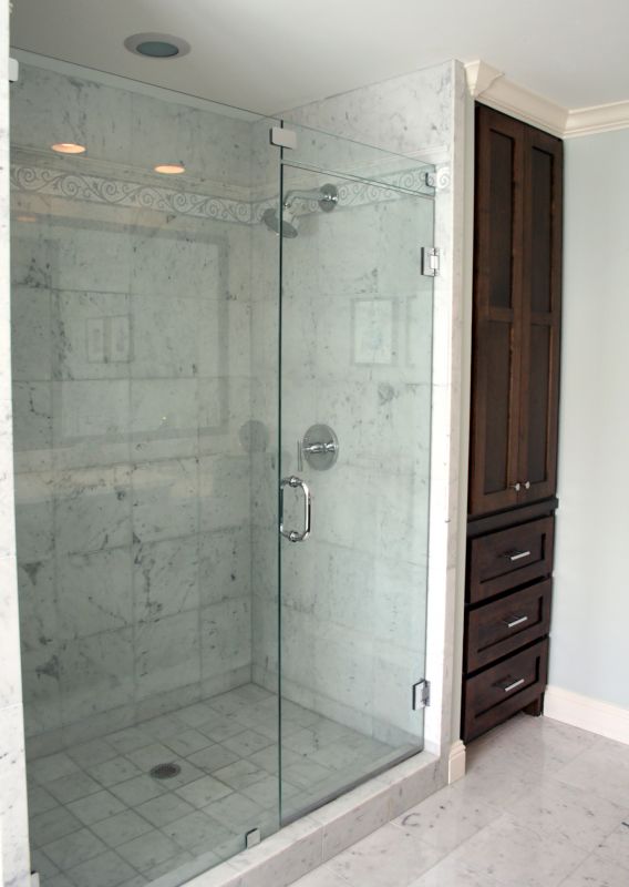 Glass Panel Shower